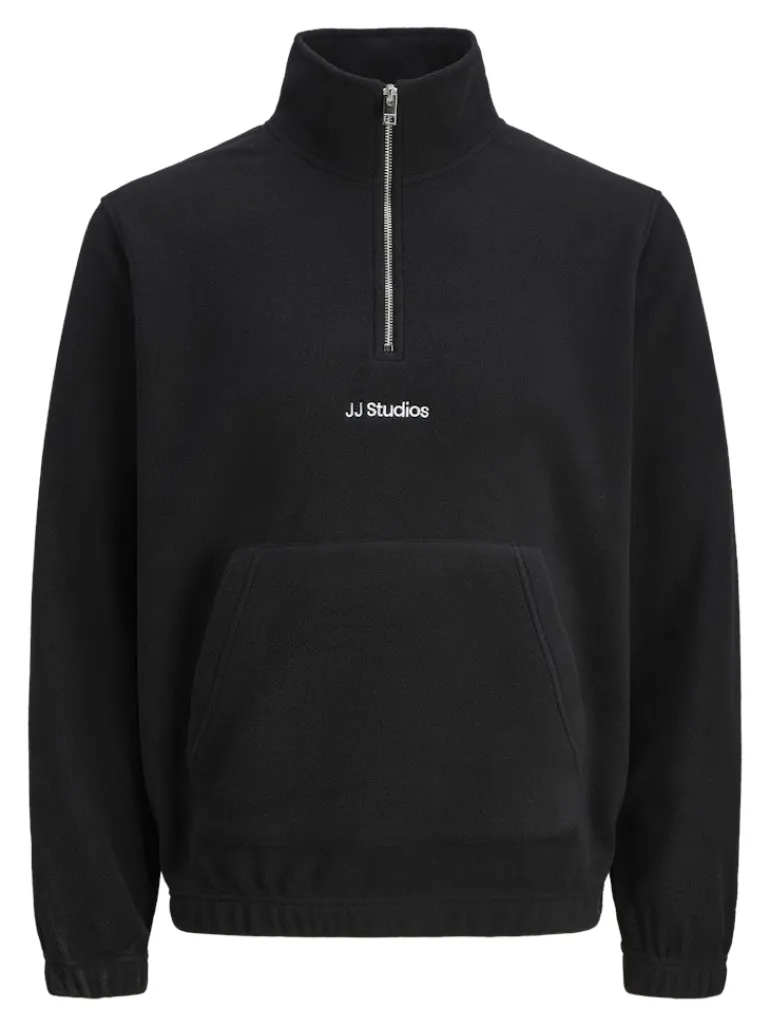 JJESOHO HALF ZIP FLEECE SN black