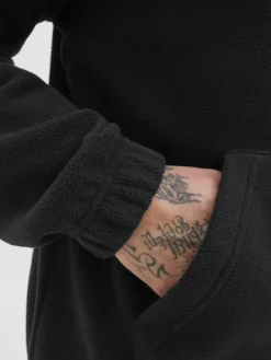 JJESOHO HALF ZIP FLEECE SN black