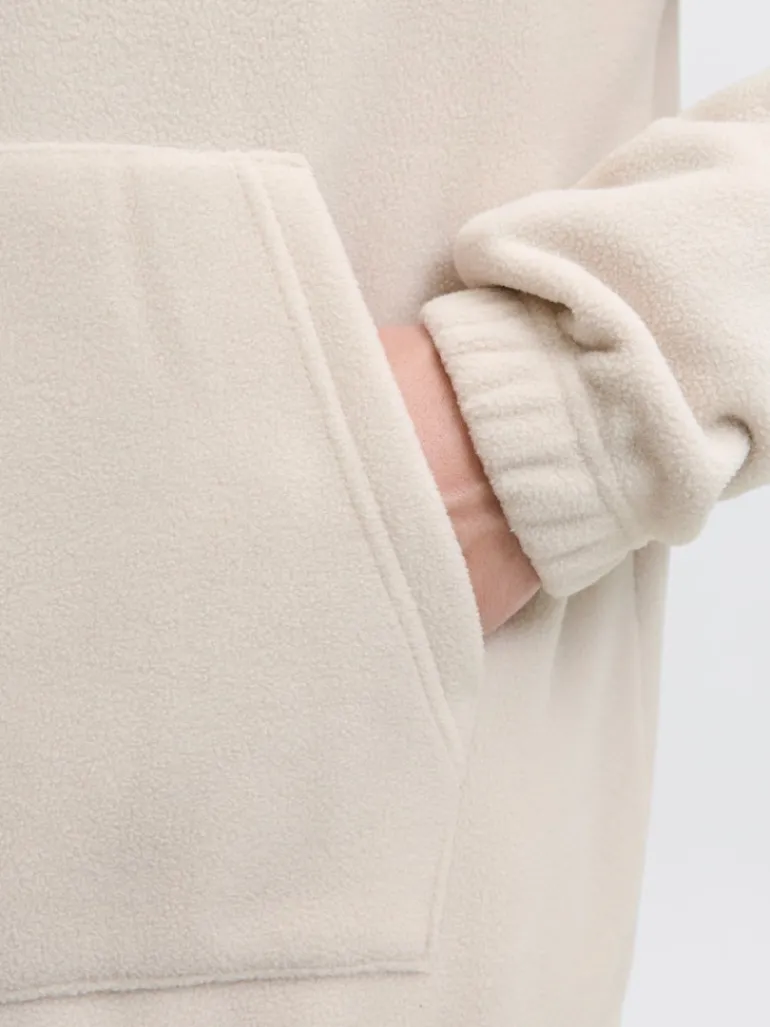 JJESOHO HALF ZIP FLEECE SN moonbeam