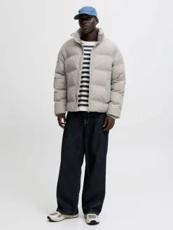 JJESOHO PUFFER COLLAR SN dove