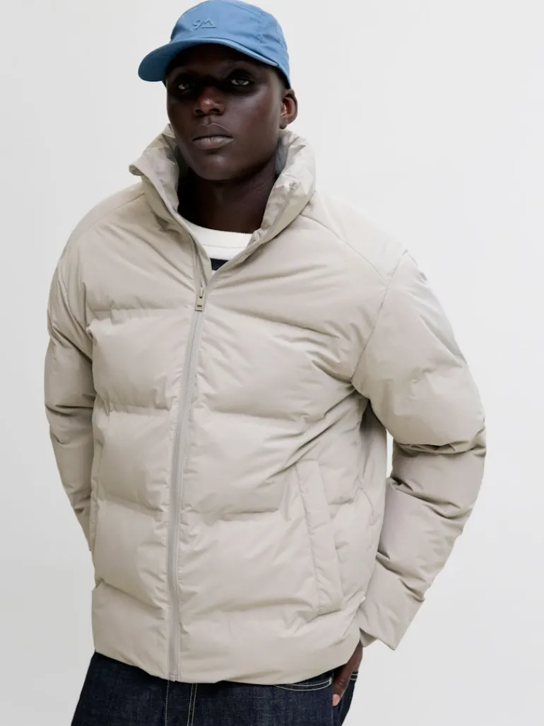 JJESOHO PUFFER COLLAR SN dove
