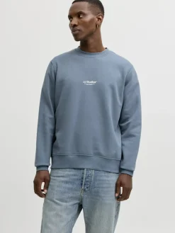 JJESOHO SWEAT CREW NECK NOOS blue mirage