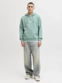 JJESOHO SWEAT HOOD NOOS mineral blue