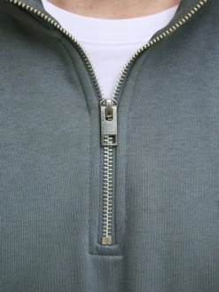 JJESOHO SWEAT QUARTER ZIP HN NOOS stormy weather