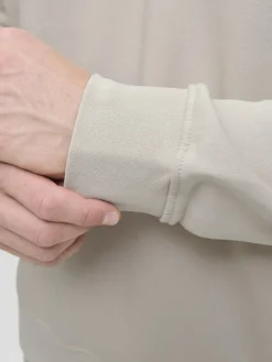 JJESOHO SWEAT QUARTER ZIP HN NOOS moonbeam