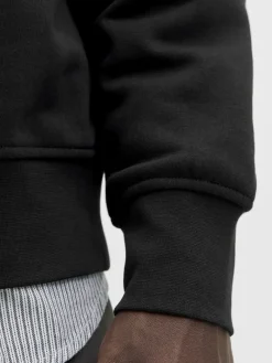 JJESOHO SWEAT QUARTER ZIP HN NOOS black
