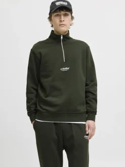 JJESOHO SWEAT QUARTER ZIP HN NOOS duffel bag