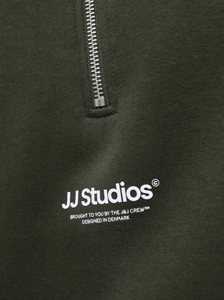 JJESOHO SWEAT QUARTER ZIP HN NOOS duffel bag