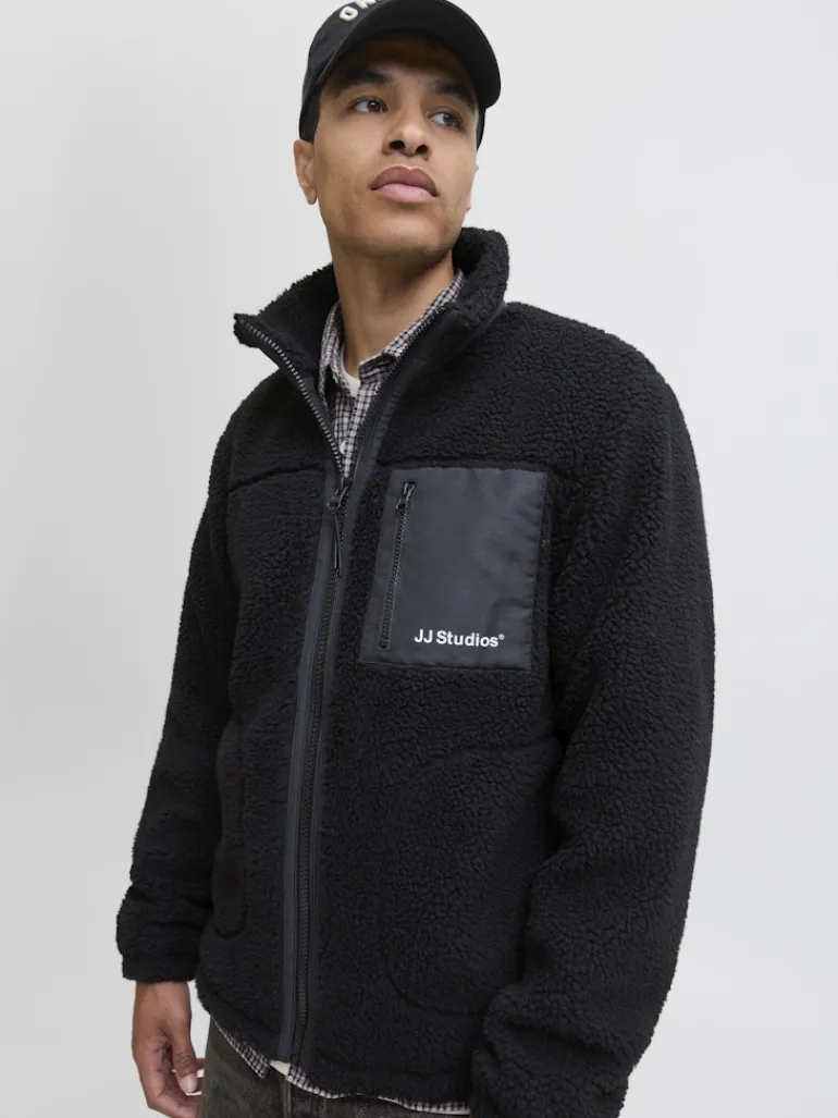 JJESOHO TEDDY JACKET NOOS black
