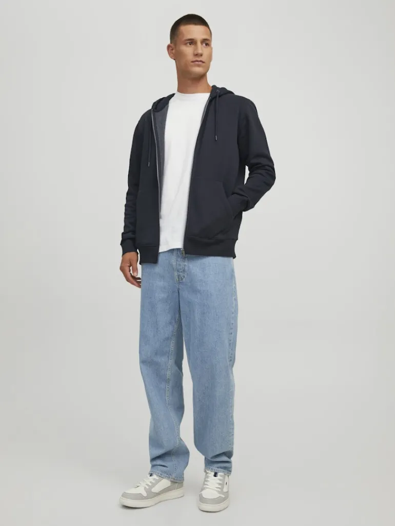 JJESTAR BASIC SWEAT ZIP HOOD NOOS black
