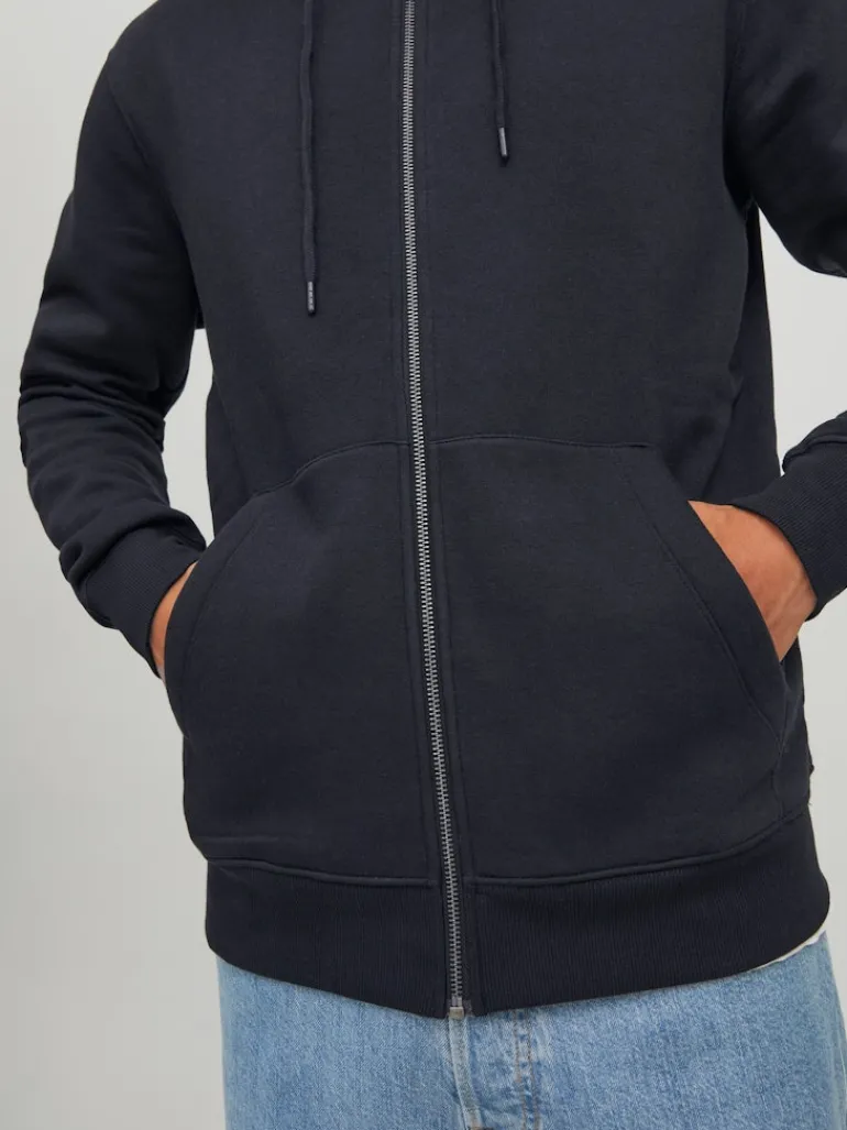 JJESTAR BASIC SWEAT ZIP HOOD NOOS black