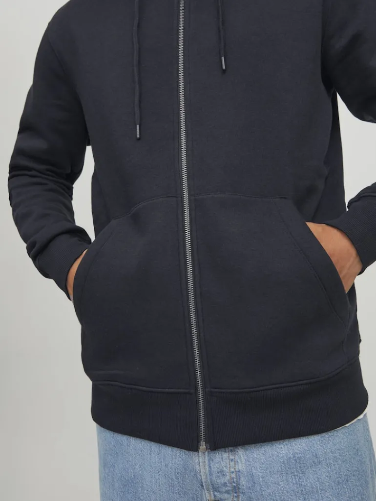 JJESTAR BASIC SWEAT ZIP HOOD NOOS black