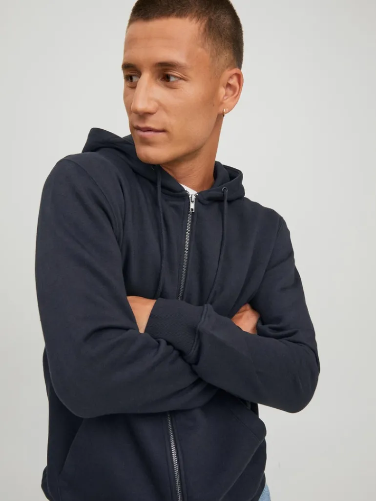 JJESTAR BASIC SWEAT ZIP HOOD NOOS black