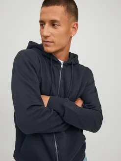JJESTAR BASIC SWEAT ZIP HOOD NOOS black