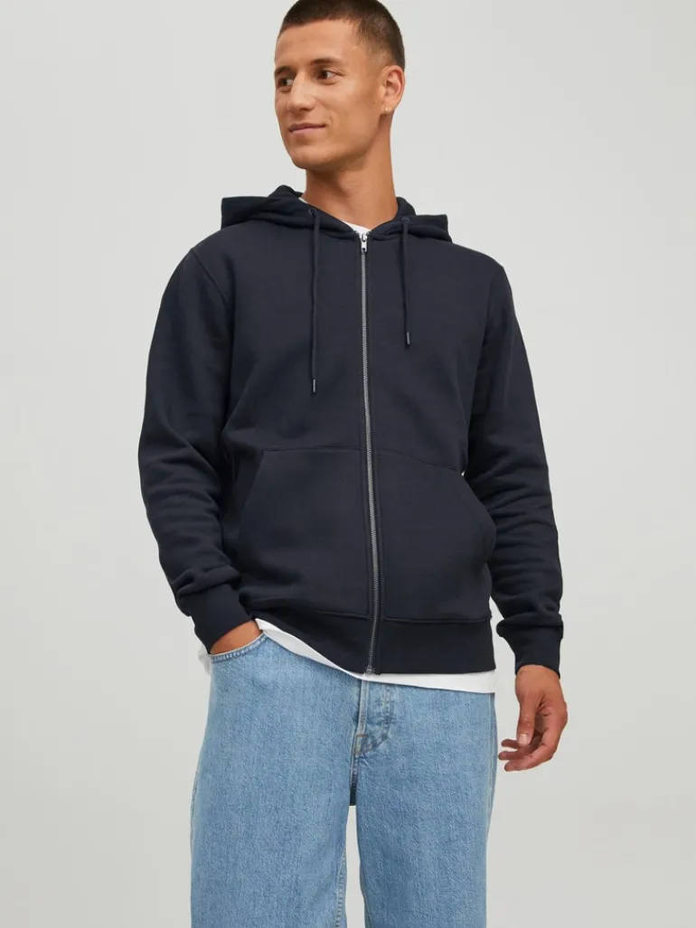 JJESTAR BASIC SWEAT ZIP HOOD NOOS black