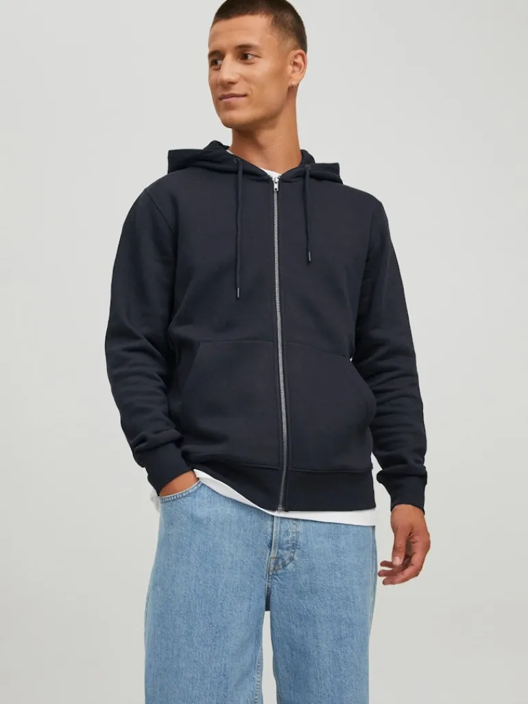 JJESTAR BASIC SWEAT ZIP HOOD NOOS black