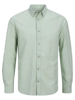 JJESUMMER SHIRT LS SN iceberg green