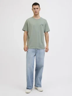 JJGEPLAS TEE SS CREW NECK LN iceberg green