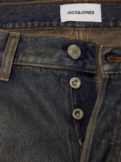 JJIALEX JJCLASSIC AM 584 COATED STYD blue denim