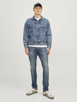 JJIGLENN JJICON JJ 167 50SPS NOOS blue denim