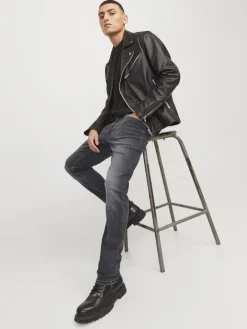 JJIGLENN JJORIGINAL CB 817 NOOS black denim
