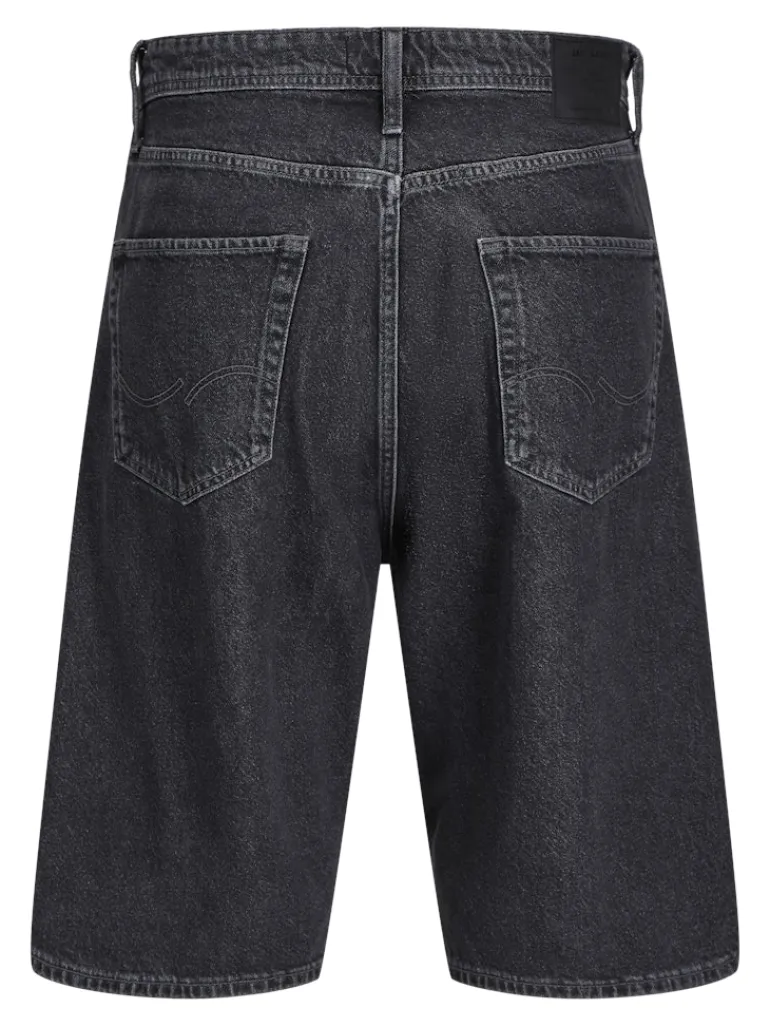 JJIRON JJORIGINAL SHORTS SQ 730 SN black denim