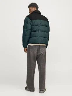 JJMOON STAND COLLAR PUFFER magical forest