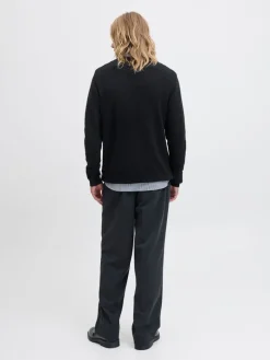 JJOTTO KNIT CREW NECK AW25 SN black1