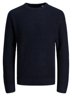 JORBRINK KNIT CREW NECK navy blazer