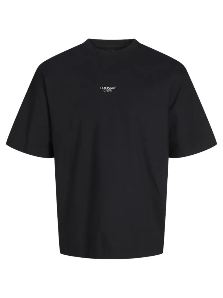 JORBROOKLYN BRANDING TEE SS CREW NECK LN black