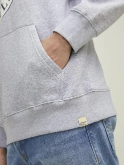 JORINTERNATIONAL SWEAT HOOD LN light grey melange