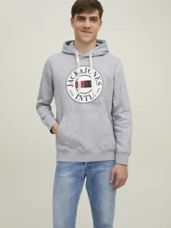 JORINTERNATIONAL SWEAT HOOD LN light grey melange
