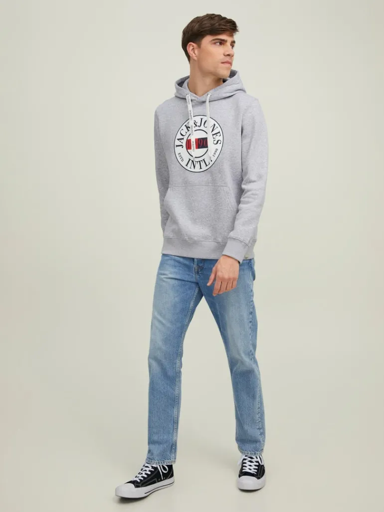 JORINTERNATIONAL SWEAT HOOD LN light grey melange