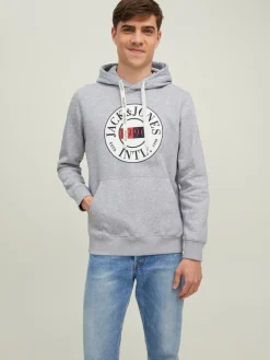 JORINTERNATIONAL SWEAT HOOD LN light grey melange