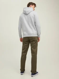JORINTERNATIONAL ZIP SWEAT HOOD LN light grey melange