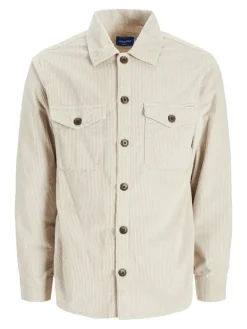 JOROLLIE CORDUROY WOODSIDE OVERSHIRT LN moonbeam