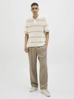 JORSUMMER KNIT SS POLO STYD SS25 sea salt