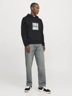 JORVESTERBRO NEWTON BOXFRONT SWEAT BF LN black
