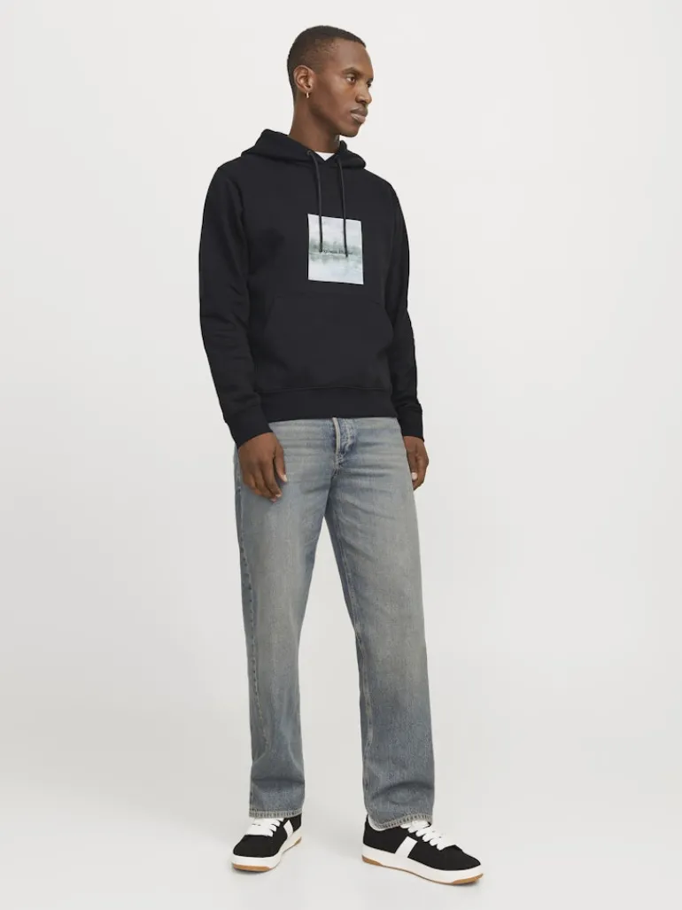 JORVESTERBRO NEWTON BOXFRONT SWEAT BF LN black