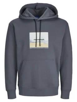 JORVESTERBRO NEWTON BOXFRONT SWEAT BF LN iron gate