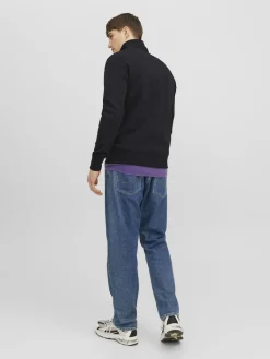 JORVESTERBRO SWEAT QUARTER ZIP HN NOOS black