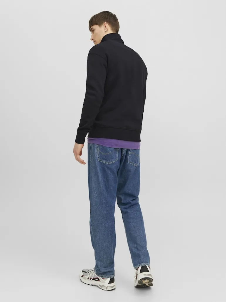 JORVESTERBRO SWEAT QUARTER ZIP HN NOOS black