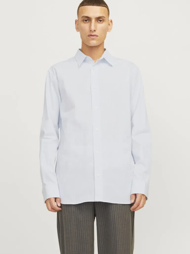 JPRBLABUSHWICK STANLEY SHIRT L/S SN cashmere blue