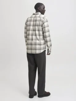 JPRBLUBARKLEY FLANNEL X-MAS L/S SHIRT CH moonbeam