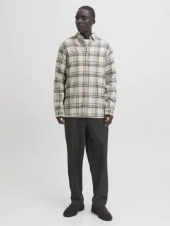 JPRBLUBARKLEY FLANNEL X-MAS L/S SHIRT CH moonbeam