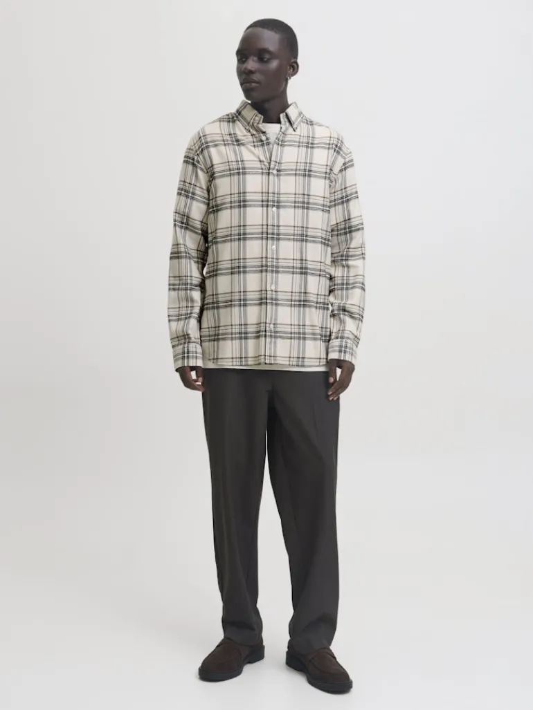 JPRBLUBARKLEY FLANNEL X-MAS L/S SHIRT CH moonbeam