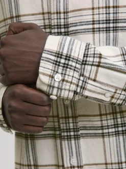 JPRBLUBARKLEY FLANNEL X-MAS L/S SHIRT CH moonbeam