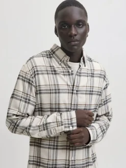 JPRBLUBARKLEY FLANNEL X-MAS L/S SHIRT CH moonbeam