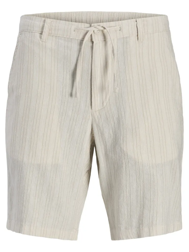 JPSTACE MYKONOS LINEN BLEND SHORTS REG moonbeam