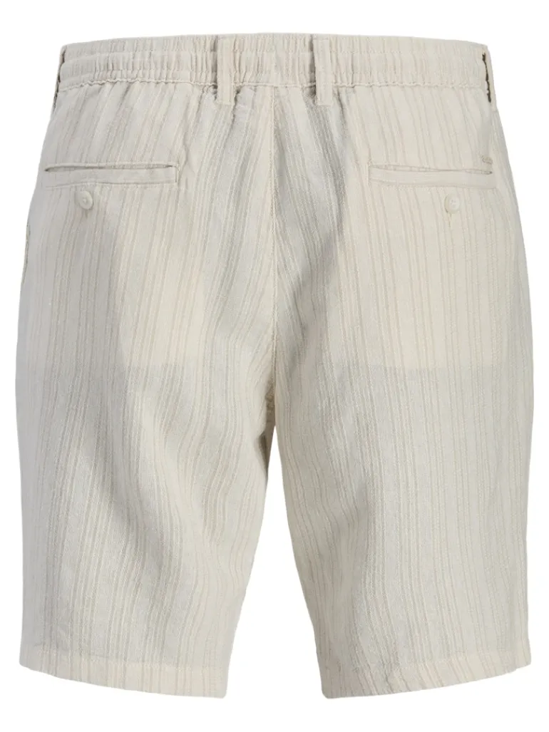JPSTACE MYKONOS LINEN BLEND SHORTS REG moonbeam